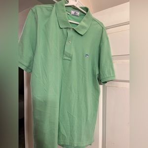 Southern Tide golf shirt- green